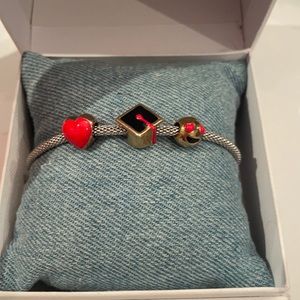 New sterling silver graduation bracelet